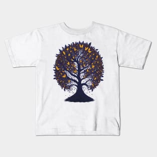 Butterfly Tree Kids T-Shirt